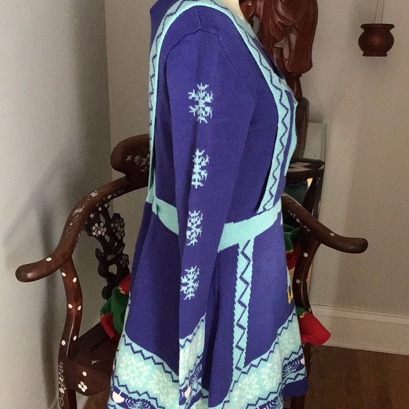 Hanukah Sweater Dress XS size 2 - Picture 3 of 5